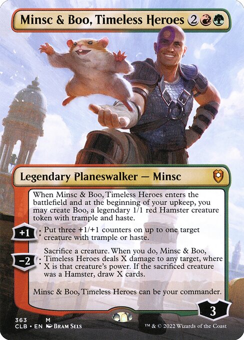 Minsc & Boo, Timeless Heroes - Commander Legends: Battle for Baldur's Gate Mythic Card