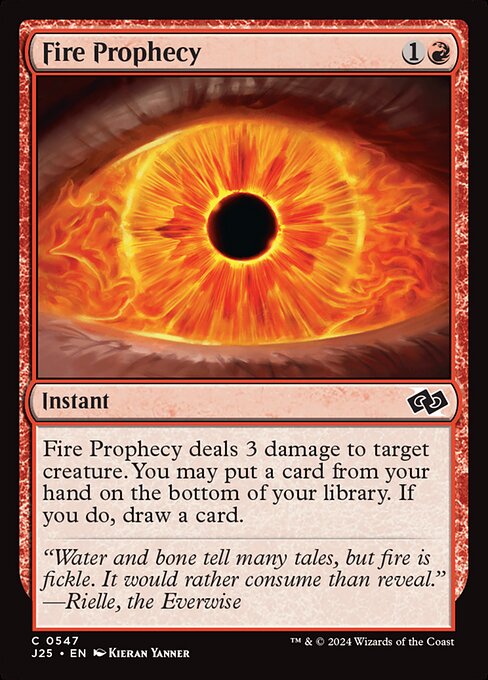 Fire Prophecy - Foundations Jumpstart Common Card
