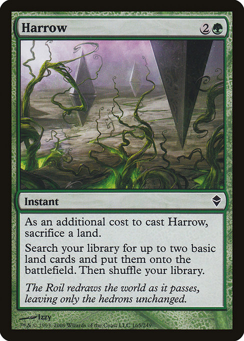 Harrow - Zendikar Common Card