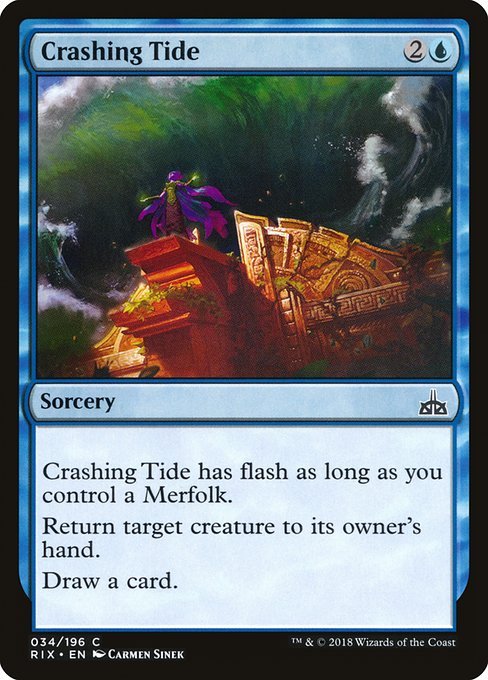 Crashing Tide - Rivals of Ixalan Common Card