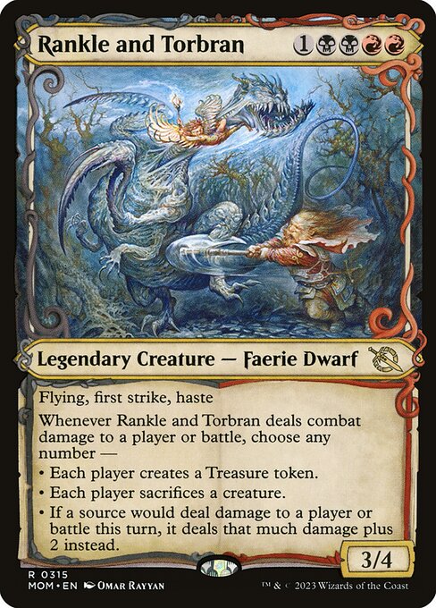 Rankle and Torbran - March of the Machine Rare Card