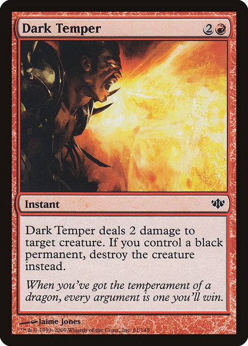 Dark Temper - Conflux Common Card