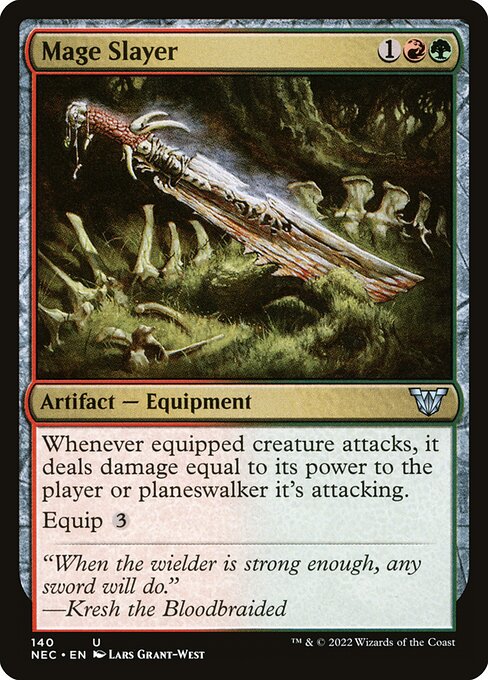 Mage Slayer - Neon Dynasty Commander Uncommon Card