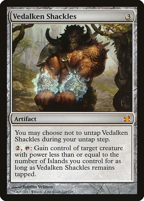 Vedalken Shackles - Modern Masters Mythic Card