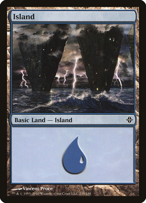 Island - Rise of the Eldrazi Common Card