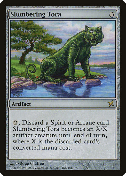 Slumbering Tora - Betrayers of Kamigawa Rare Card
