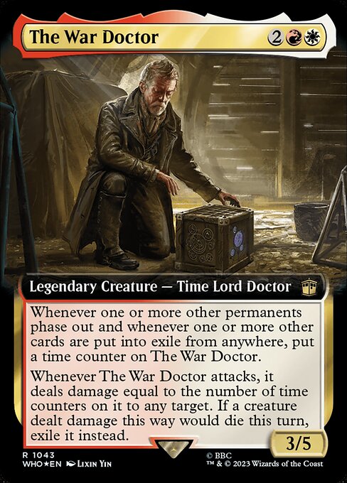 The War Doctor - Doctor Who Rare Card