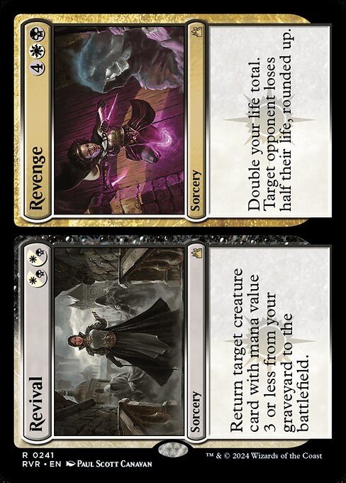 Revival // Revenge - Ravnica Remastered Rare Card