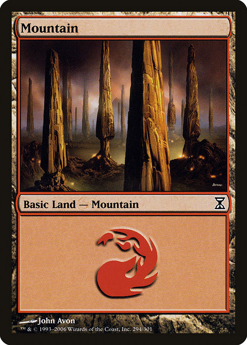 Mountain - Time Spiral Common Card