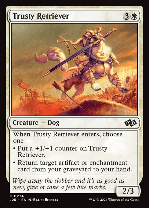 Trusty Retriever - Foundations Jumpstart Common Card
