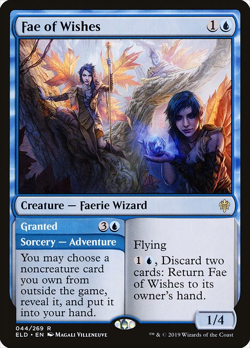 Fae of Wishes // Granted - Throne of Eldraine Rare Card