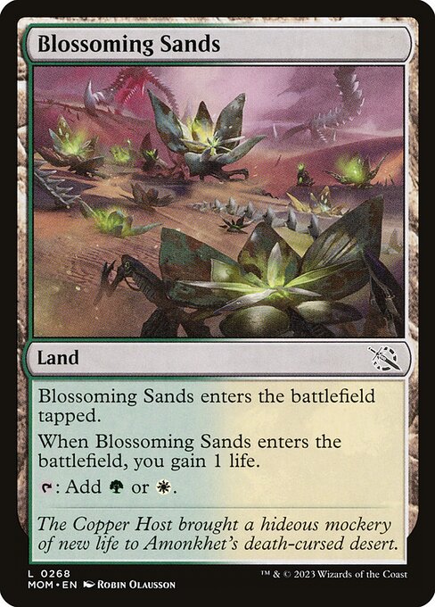Blossoming Sands - March of the Machine Common Card