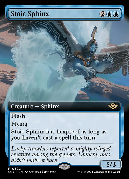 Stoic Sphinx - Outlaws of Thunder Junction Rare Card