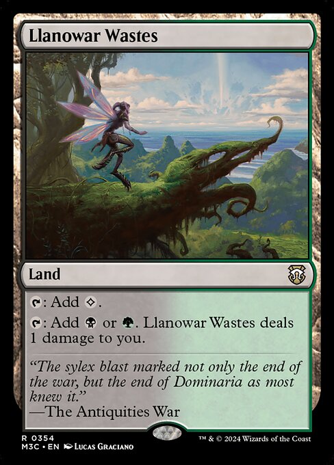 Llanowar Wastes - Modern Horizons 3 Commander Rare Card
