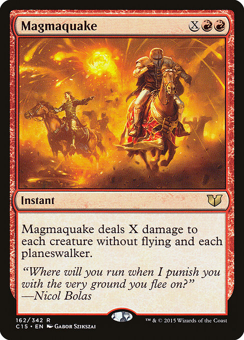 Magmaquake - Commander 2015 Rare Card