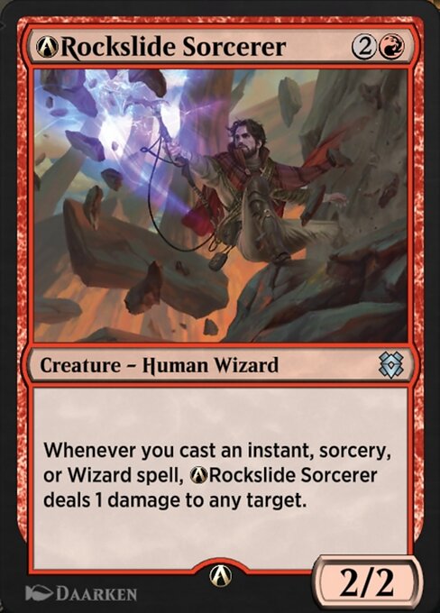 A-Rockslide Sorcerer - Zendikar Rising Uncommon Card