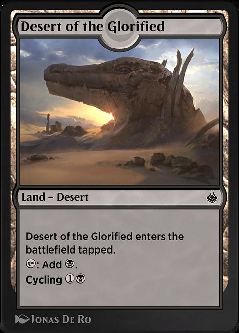 Desert of the Glorified - Amonkhet Remastered Common Card