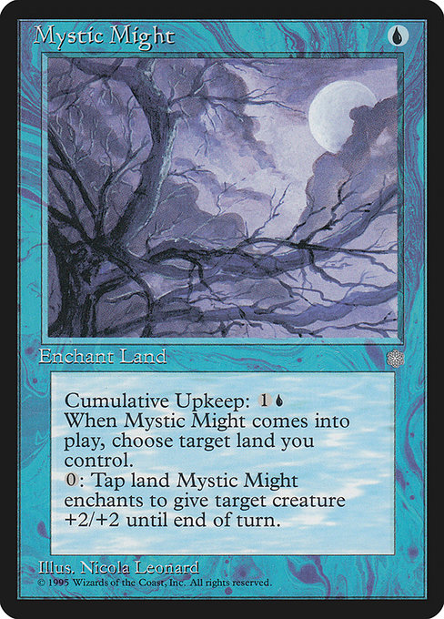 Mystic Might - Ice Age Rare Card