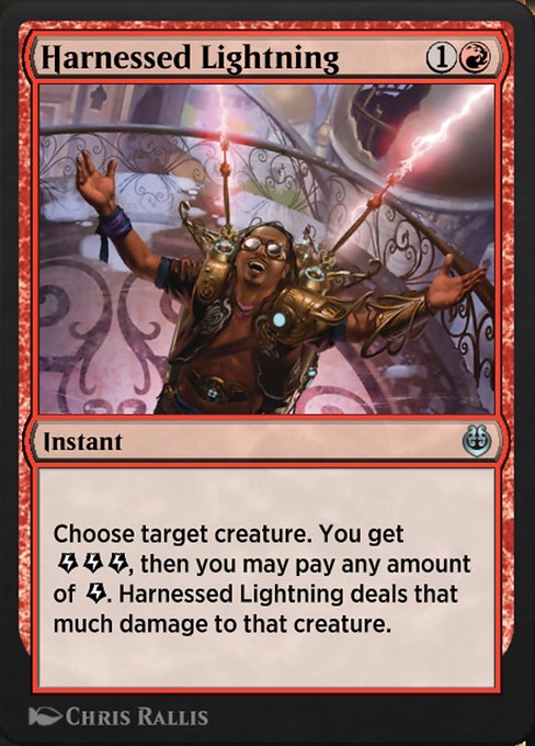 Harnessed Lightning - Kaladesh Remastered Uncommon Card