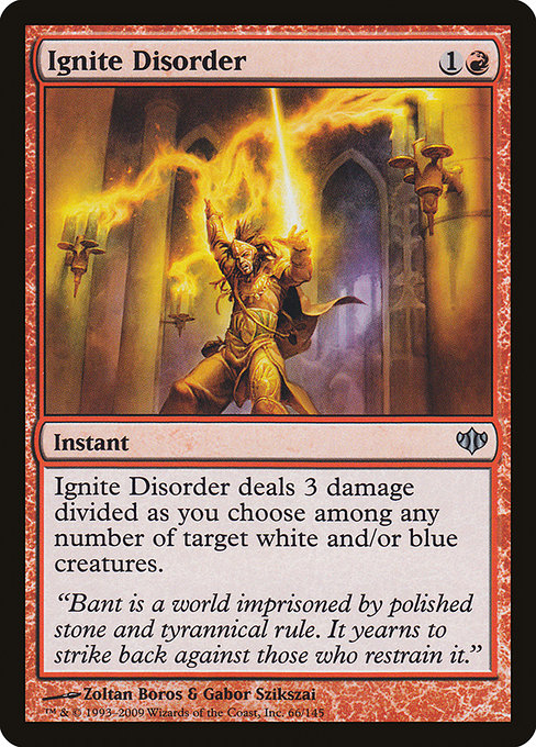 Ignite Disorder - Conflux Uncommon Card