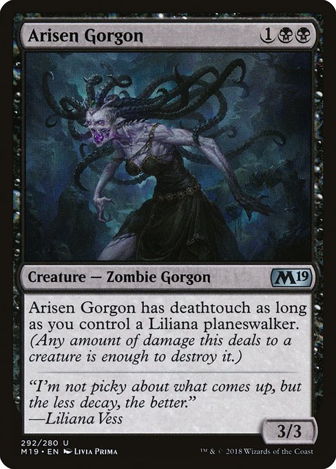 Arisen Gorgon - Core Set 2019 Uncommon Card