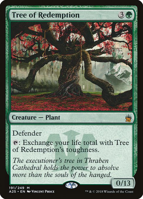 Tree of Redemption - Masters 25 Mythic Card