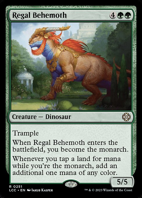 Regal Behemoth - The Lost Caverns of Ixalan Commander Rare Card