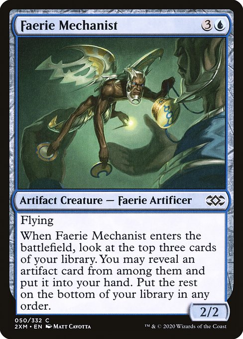 Faerie Mechanist - Double Masters Common Card