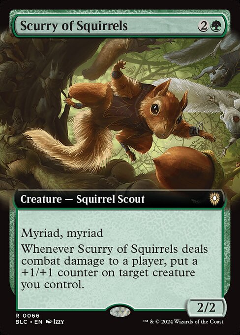 Scurry of Squirrels - Bloomburrow Commander Rare Card