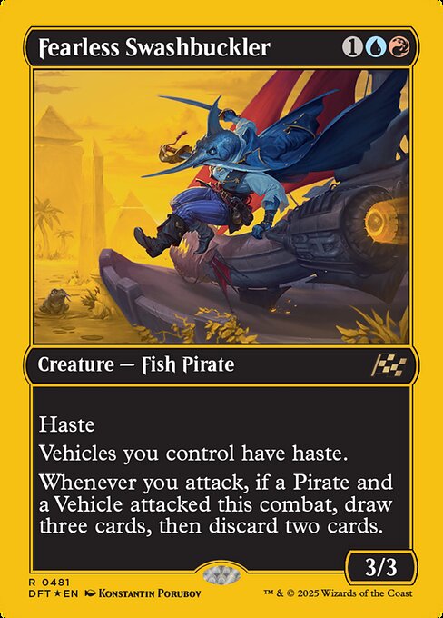 Fearless Swashbuckler - Aetherdrift Rare Card