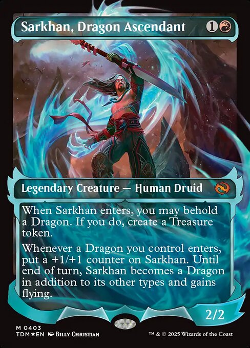 Sarkhan, Dragon Ascendant - Tarkir: Dragonstorm Mythic Card