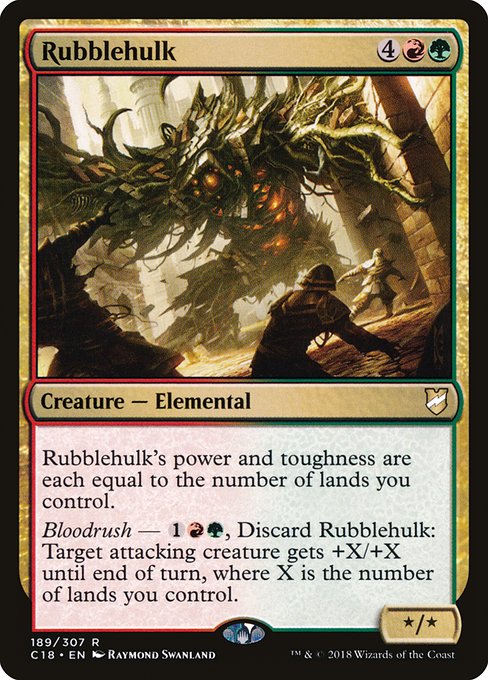 Rubblehulk - Commander 2018 Rare Card