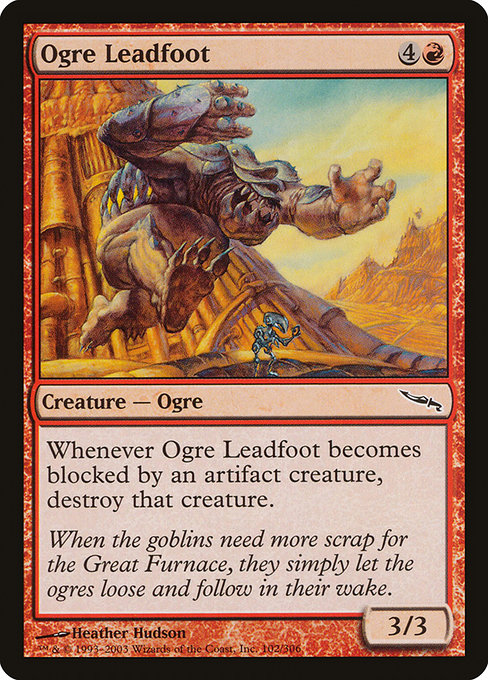 Ogre Leadfoot - Mirrodin Common Card