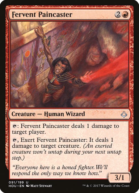 Fervent Paincaster - Hour of Devastation Uncommon Card