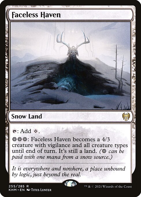 Faceless Haven - Kaldheim Rare Card