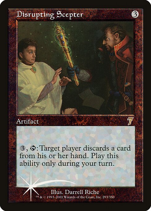 Disrupting Scepter - Seventh Edition Rare Card