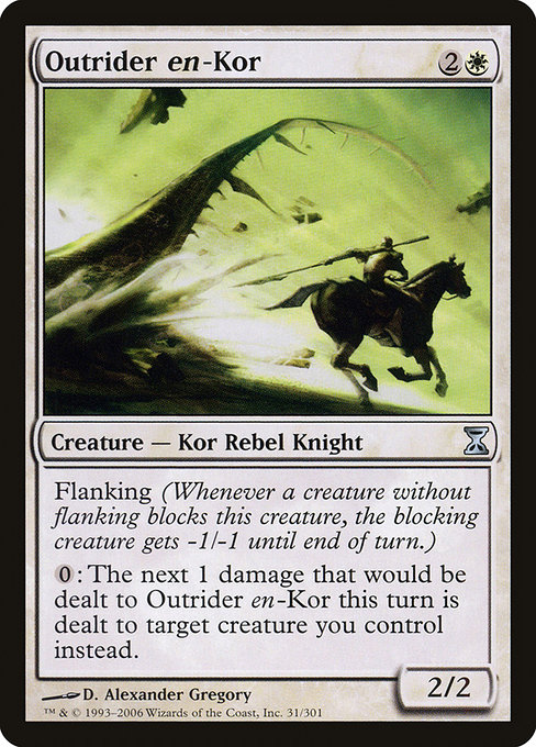 Outrider en-Kor - Time Spiral Uncommon Card