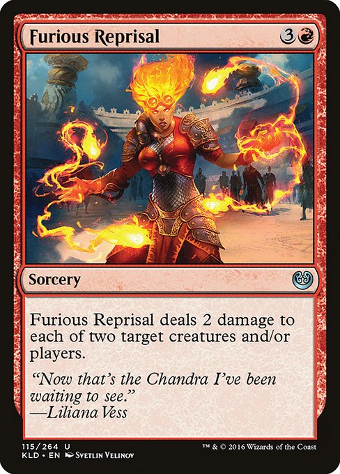 Furious Reprisal - Kaladesh Uncommon Card