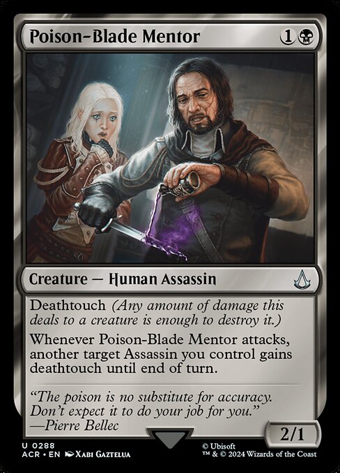 Poison-Blade Mentor - Assassin's Creed Uncommon Card