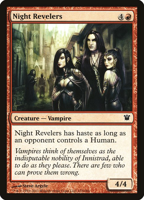 Night Revelers - Innistrad Common Card