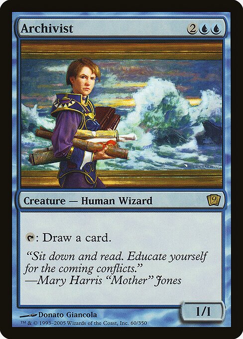 Archivist - Ninth Edition Rare Card