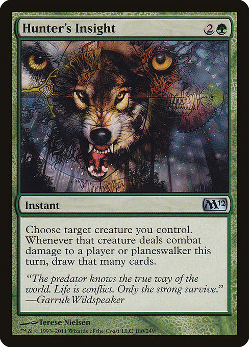 Hunter's Insight - Magic 2012 Uncommon Card