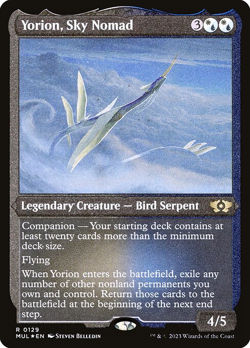 Yorion, Sky Nomad - Multiverse Legends Rare Card