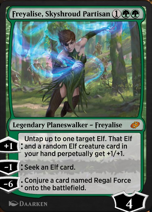 Freyalise, Skyshroud Partisan - Jumpstart: Historic Horizons Mythic Card