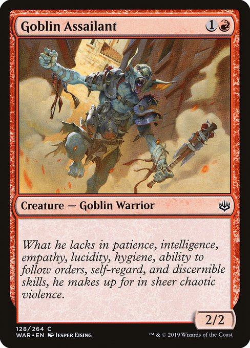Goblin Assailant - War of the Spark Common Card