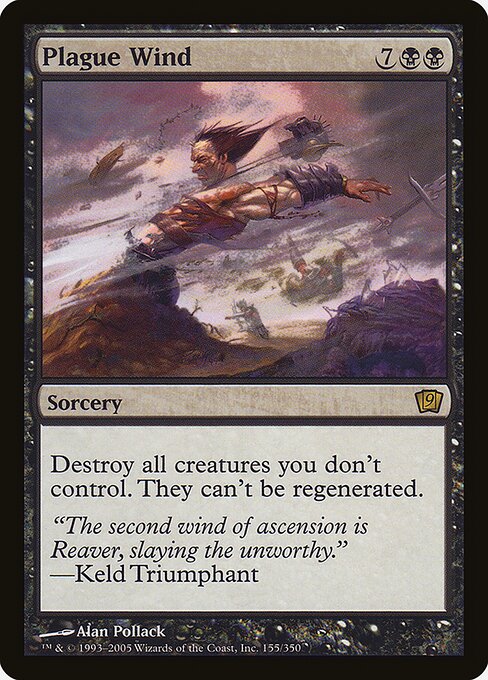 Plague Wind - Ninth Edition Rare Card