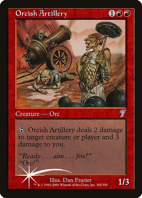 Orcish Artillery - Seventh Edition Uncommon Card