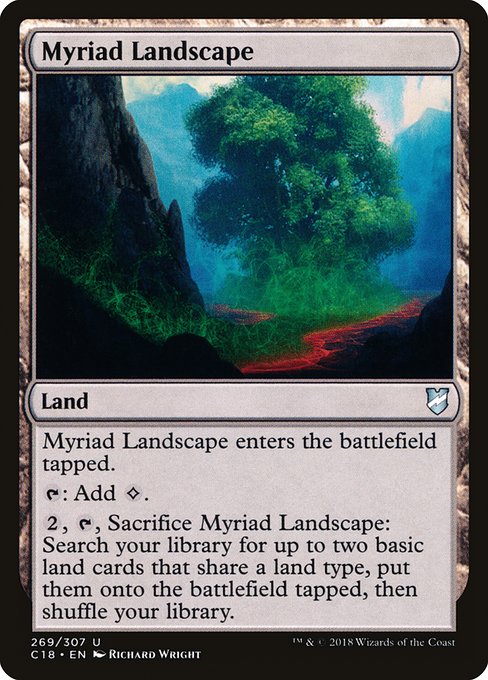 Myriad Landscape - Commander 2018 Uncommon Card