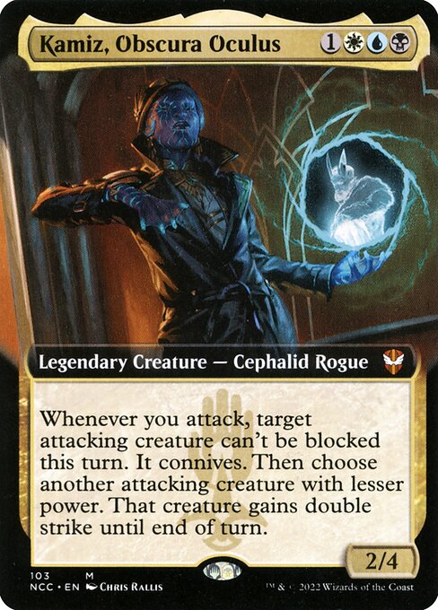 Kamiz, Obscura Oculus - New Capenna Commander Mythic Card