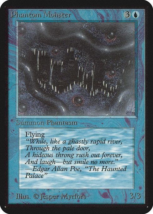 Phantom Monster - Limited Edition Alpha Uncommon Card